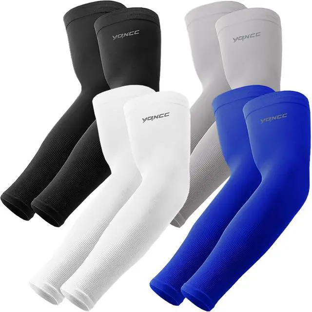 Main image of Arm Sleeves Cooling UV Sun Protection Sport Compression for Men Women | UPF50, Tattoo Coverage, Lightweight, Breathable, Seamless Cover Arms, Daily Wear, Outdoor Work, Basketball, Baseball, Golf