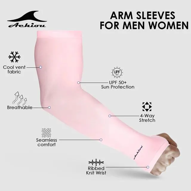 Alt view image 2 of 7 - Arm Sleeves for Men Women, Sun Sleeves UV Protection Cooling Sports | Compression,Tattoo Sleeve Cover, Thumb Hole Design,Tattoo Cover Up, UPF 50+, Versatile Use for Basketball Football Volleyball