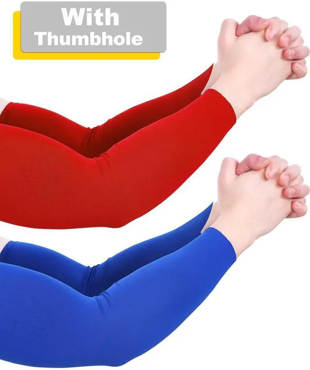 Alt view image 7 of 7 - 12 Pairs Unisex UV Protection Arm Sleeves Sun Cover, 12 Solid Colors | Cooling Sun Sleeves for Men Women, Outdoor Driving Cycling, Lightweight Stretch Fabric, Mangas para Brazos
