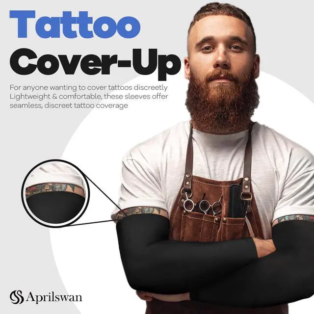 Alt view image 6 of 7 - Arm Sleeves, UV Sun Protection Cooling Arm Covers for Men/Women | UPF 50+ UV protection; Sweat-wicking & cooling; Non-slip design; Lightweight & breathable