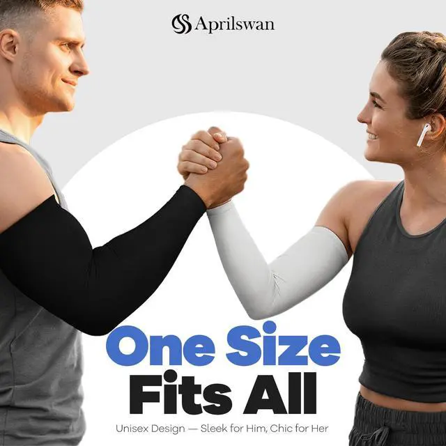 Alt view image 7 of 7 - Arm Sleeves, UV Sun Protection Cooling Arm Covers for Men/Women | UPF 50+ UV protection; Sweat-wicking & cooling; Non-slip design; Lightweight & breathable