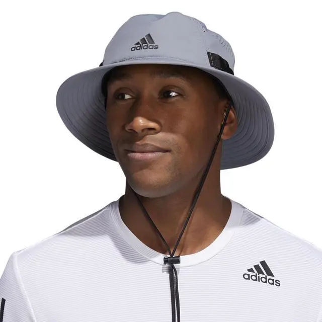 Alt view image 5 of 6 - Men's Victory Bucket Hat Outdoor Sun Boonie for Hiking and Fishing, Grey/Black/4, L/XL