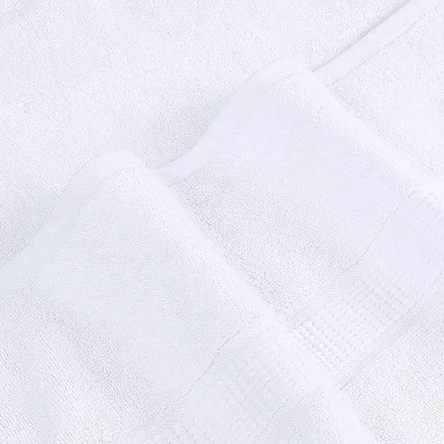 Alt view image 6 of 7 - Jumbo Bath Sheets, 2 Pack, 35x70 in, 600 GSM Cotton, White | Extra Large Ring Spun Cotton Bath Sheets - Soft, Plush, Quick-Drying, Highly Absorbent, Great for Everyday Use