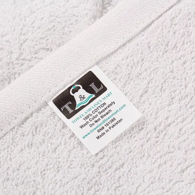 Alt view image 5 of 7 - 100% Cotton White 6 Pack Bath Towel Set, Quick Dry, Super Absorbent, Light Weight, Soft Feel for Hotel, Spa and Bathroom (27 X 54) (White, 27 x 54 6 Pack)