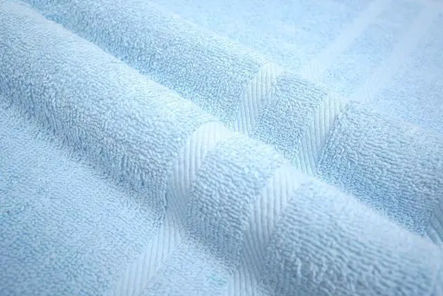 Alt view image 6 of 6 - 6 Pack Small Bath Towel Set - 100% Cotton 23x46 Shower Towels in 450 GSM. Lightweight & Absorbent Quick Dry Gym Towel for Showering, Pet Drying, Spas & Salons. Terry Ringspun Towels (Aqua)