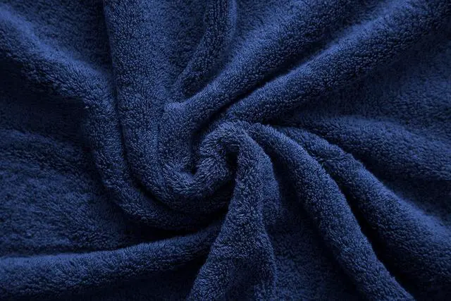 Alt view image 5 of 5 - Hand Towels for Bathroom Set of 4, 100% Cotton Turkish Hand Towel Sets, Soft Hand Face Towels, Navy Blue Hand Towels