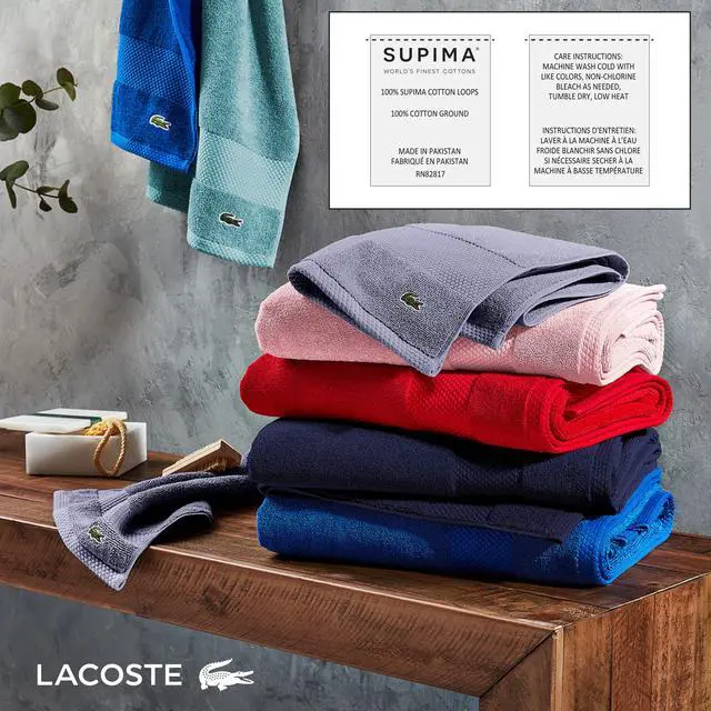 Alt view image 4 of 7 - Heritage 100% Supima Cotton Bath Towel 30" x 54", Magenta | Highly Absorbent & Quick Drying, Premium Super Soft, Bathroom Essential, Gift for All Occasions, Machine Washable