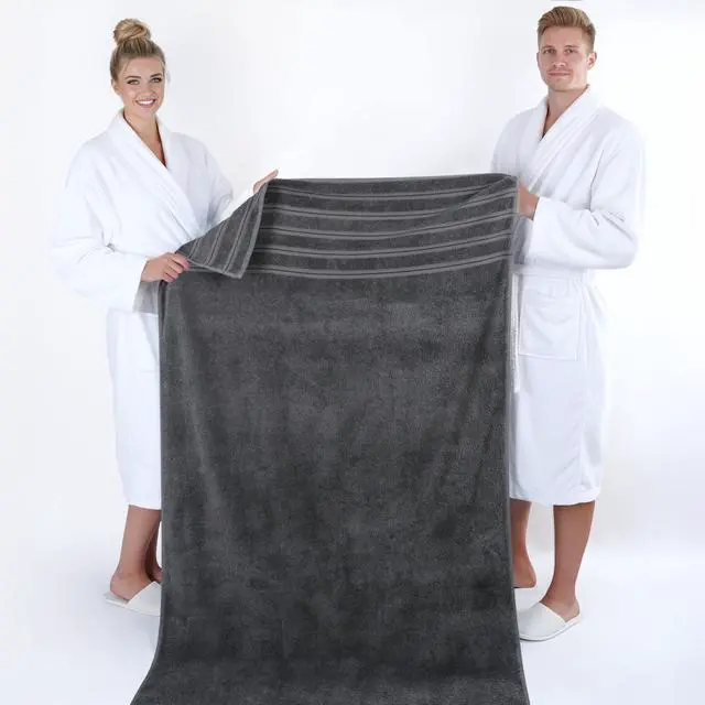 Alt view image 5 of 7 - 100% Cotton Luxury Turkish Towels, 35x70 XL Bath Sheet | Soft Absorbent Quick Dry OEKO Tex Standard 100 Certificated Durable Machine Washable Premium Hotel Quality