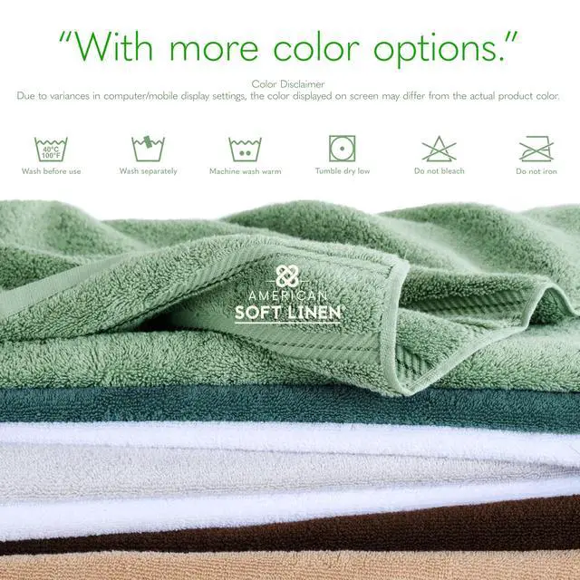 Alt view image 7 of 7 - 100% Cotton Luxury Turkish Towels, 35x70 XL Bath Sheet | Soft Absorbent Quick Dry OEKO Tex Standard 100 Certificated Durable Machine Washable Premium Hotel Quality