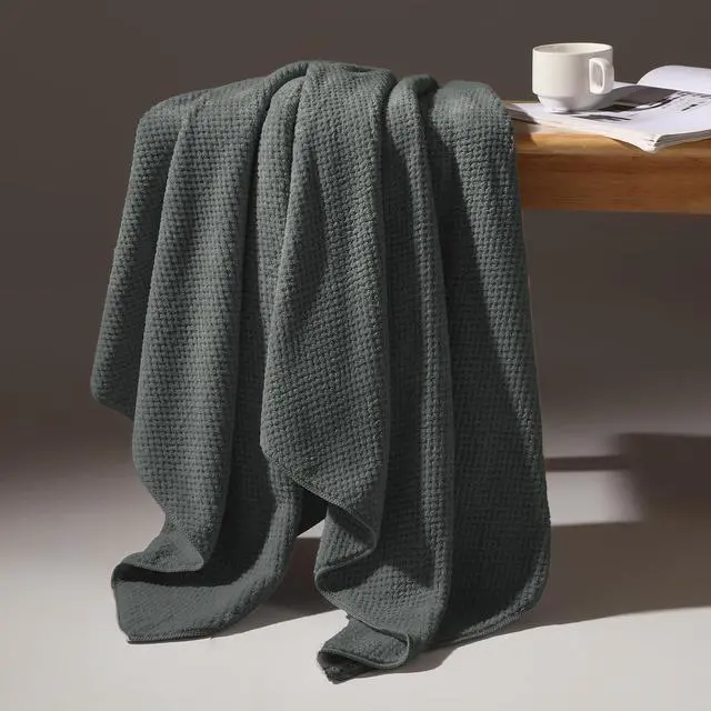 Alt view image 7 of 7 - Soft 6 Piece Bath Towels Set, 2 Large Bath Towel Sheet, 2 Hand Towels, 2 Washcloths, Highly Absorbent, Quick Dry, Lightweight Towel Sets Collection, Premium Gray Towels for Bathroom, Gym & Spa