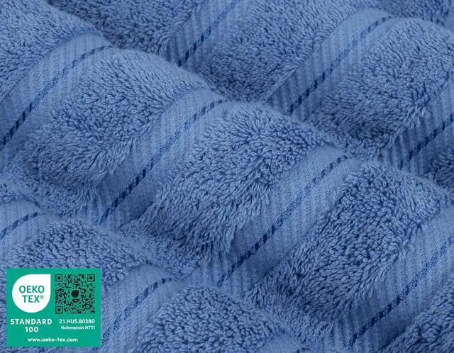 Alt view image 3 of 7 - 100% Cotton Luxury Turkish Towels, 3 Piece Towel Set | Soft Absorbent Quick Dry OEKO Tex Standard 100 Certificated Durable Machine Washable Premium Hotel Quality
