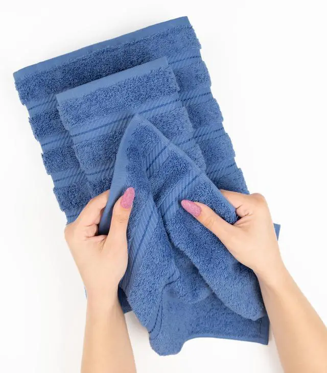 Alt view image 4 of 7 - 100% Cotton Luxury Turkish Towels, 3 Piece Towel Set | Soft Absorbent Quick Dry OEKO Tex Standard 100 Certificated Durable Machine Washable Premium Hotel Quality