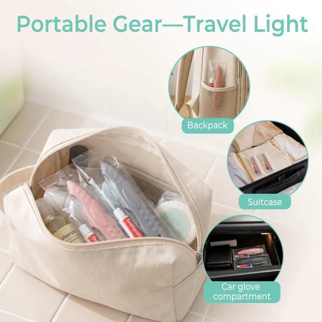 Alt view image 5 of 7 - Travel Toothbrush and Toothpaste, Individually Packaged (50-Pack) | Travel Toothbrush Set, Foldable For Easy Storage, Available In Gray And Pink, Ideal For Travel, Hotels, And Camping