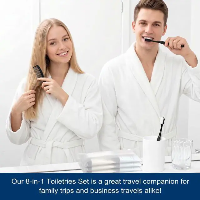 Alt view image 2 of 7 - Hygiene Kit, Toothbrush and Toothpaste Travel Kit (5-Pack) | Individual Hygiene Kit, Suitable for Travel, Camping, Hotels, and Families