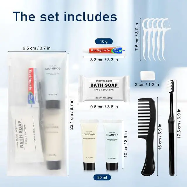 Alt view image 7 of 7 - Hygiene Kit, Toothbrush and Toothpaste Travel Kit (5-Pack) | Individual Hygiene Kit, Suitable for Travel, Camping, Hotels, and Families