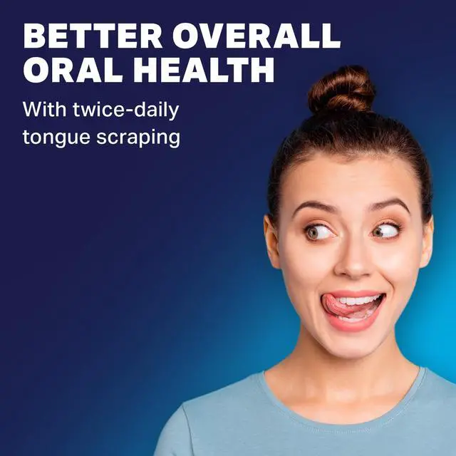 Alt view image 4 of 7 - Metal Tongue Scraper for Better Oral Health, 1 Count | Removes Bacteria, Fights Bad Breath 100% Stainless Steel, Dishwasher-Safe, Slim Design, Works Gently