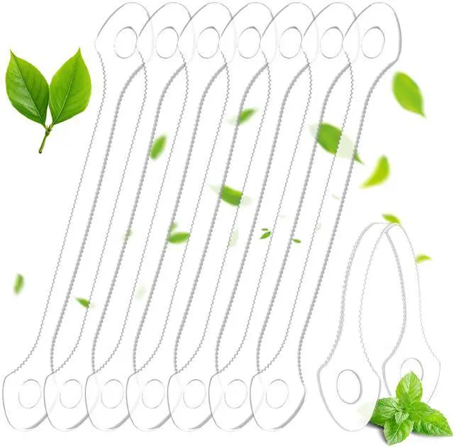 Main image of 25 Count Disposable Tongue Scraper, Plastic Tongue Cleaner for Adults Kids | Double-sided Smooth Serrated Edge, Clean Tongue, Healthy Tongue, Promote Fresh Breath, Travel Friendly