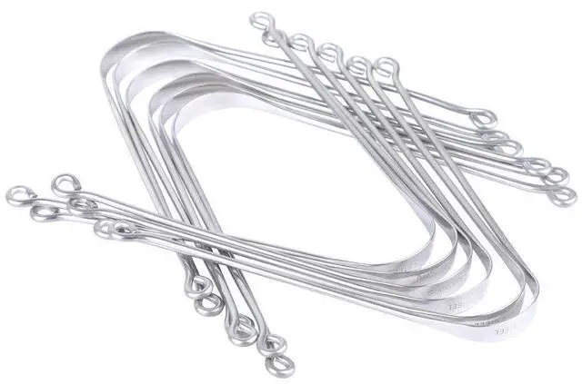 Main image of HealthAndYoga SteloSwipe Lite Stainless Steel Tongue Cleaners - Disposable Metal Tongue Scrapers Bulk Pack (Pack of 12) - Oral Hygiene Scraper- Prevents Bad breath Replacement and Gift Pack