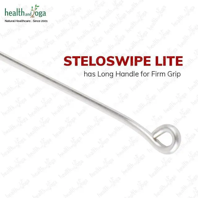 Alt view image 5 of 7 - HealthAndYoga SteloSwipe Lite Stainless Steel Tongue Cleaners - Disposable Metal Tongue Scrapers Bulk Pack (Pack of 12) - Oral Hygiene Scraper- Prevents Bad breath Replacement and Gift Pack