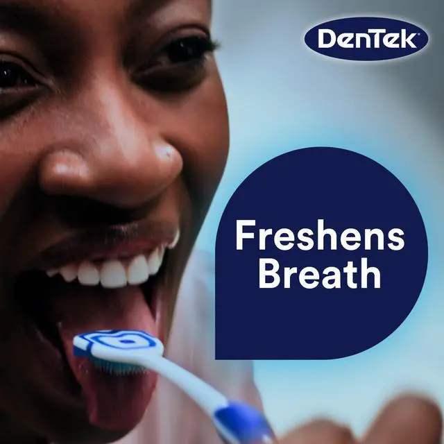 Alt view image 6 of 7 - DenTek Tongue Scraper, Gentle Tongue Cleaner Brush, 4ct | Orabrush Fresh Breath, Fights Bad Breath, BPA-Free Tongue Scraper, Reaching Where a Toothbrush Cannot