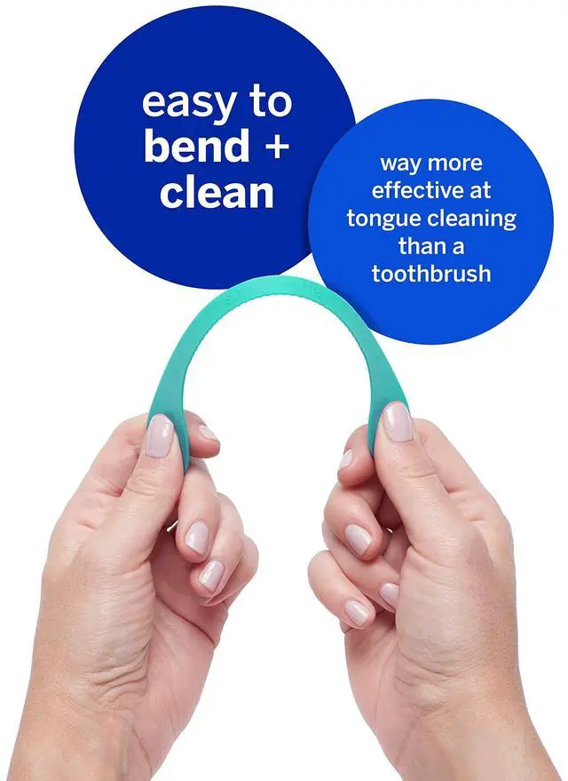 Alt view image 3 of 6 - Ripple Edge Tongue Cleaner, Reusable Scraper, 3-Pack | Removes Bacteria for Fresher Breath, Ergonomic Adult Design, Dishwasher Safe, BPA-Free, Daily Morning Routine