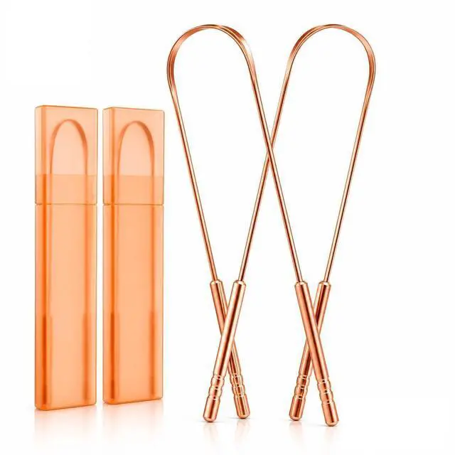 Main image of Pure Copper Tongue Scraper for Fresh Breath & Oral