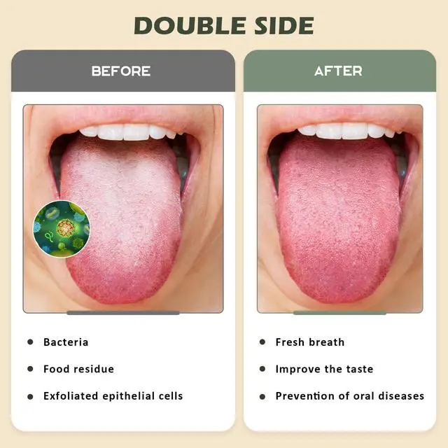 Alt view image 4 of 7 - Tongue Scraper Cleaner - BPA Free Natural Fiber - 3 Pack | 100% BPA free tongue scraper with natural fiber material for Oral Care & Hygiene. Effectively reduces bad breath. 3 pack.