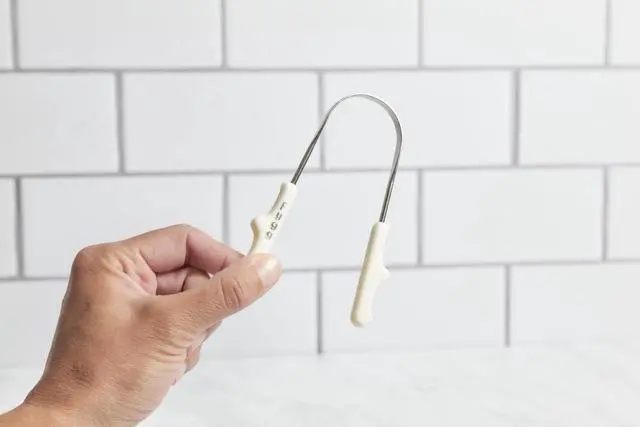 Alt view image 5 of 7 - Stainless Steel Tongue Scraper with Cotton Storage Bag, Gentle Oral Care Tool for All Ages