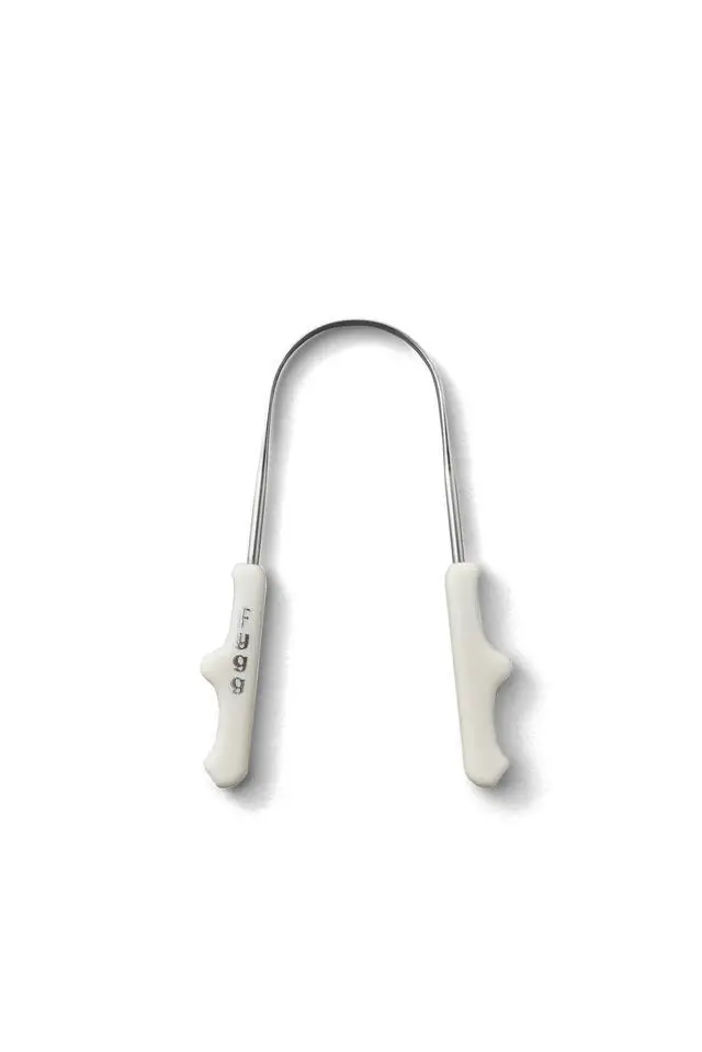 Alt view image 7 of 7 - Stainless Steel Tongue Scraper with Cotton Storage Bag, Gentle Oral Care Tool for All Ages
