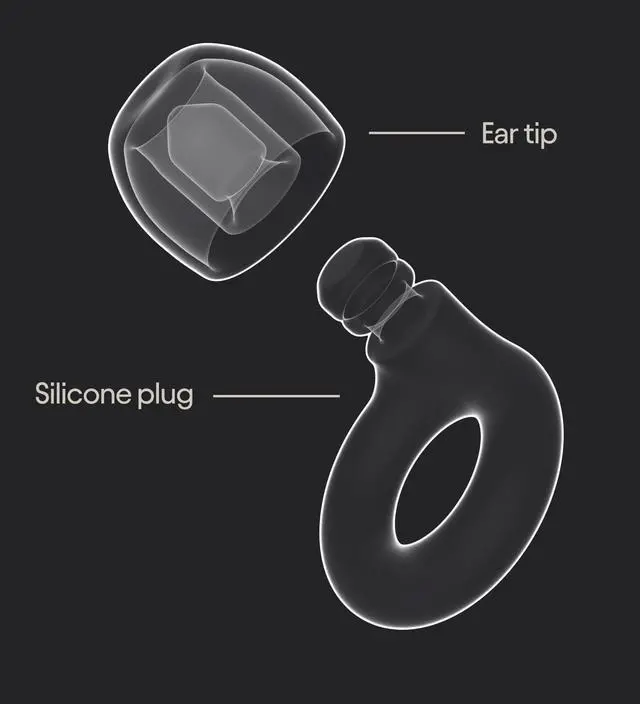 Alt view image 6 of 7 - Quiet 2 Ear Plugs - Ultra-Comfy Reusable Hearing Protection for Sleep | 24dB SNR noise reduction. Flexible, customizable fit. Reusable & washable. For deep focus, travel, noise sensitivity