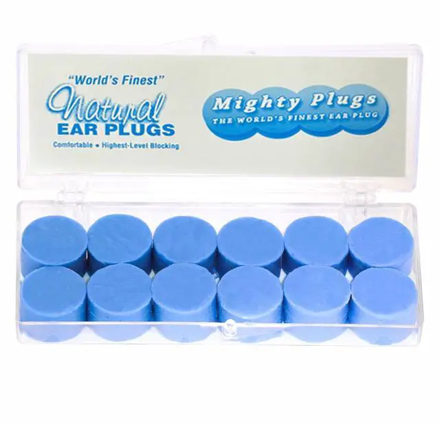 Main image of Pure Beeswax Ear Plugs for Sleeping, Snoring Noise Reduction, Swimming Moldable Wax Earplugs, Reusable, Waterproof for Shower, Comfortable for Side Sleepers (6 Pairs)
