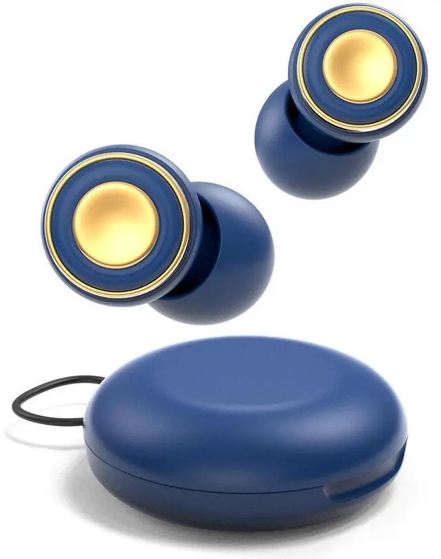 Main image of Reusable Ear Plugs for Sleeping, Travel & Work, Up to 33dB Noise Reducing Silicone Ear Plugs with 4 Sizes, Secure Fit, Portable Snap-Closure Case for Flights, Study, Commute Reading