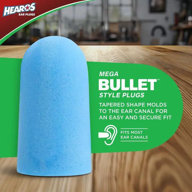 Alt view image 4 of 7 - Xtreme Protection Foam Ear Plugs, 33dB NRR 33, 200 Pairs (Blue)