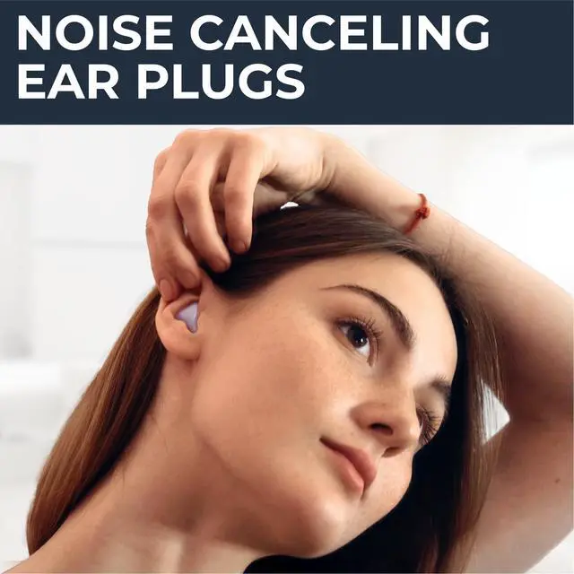 Alt view image 4 of 7 - PQ Wax Ear Plugs for Sleeping - 30 Silicone Wax Earplugs for Sleeping and Swimming, Gel Ear Plugs for Noise Cancelling, Sleeping Earplugs, Sound Blocking, Color: Blue