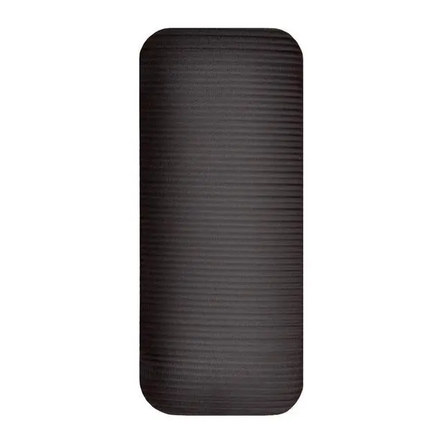 Alt view image 5 of 7 - All Purpose 1/2-Inch Extra Thick High Density Anti-Tear Exercise Yoga Mat and Knee Pad with Carrying Strap, Black