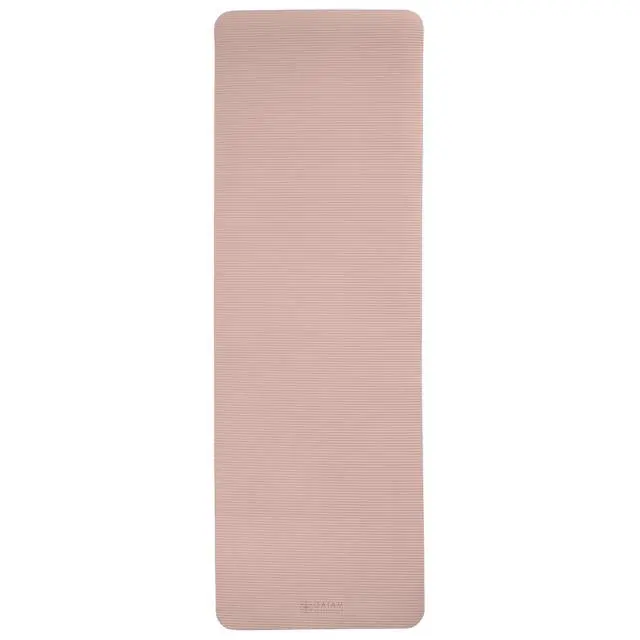 Alt view image 7 of 7 - Essentials Thick Yoga Mat with Easy-Cinch Strap (French Rose, 10mm) | Extra-Thick 10mm Cushioning | Textured Non-Slip Surface | Carrying Strap Included | Yoga, Pilates & Floor Workouts | 68"x24"