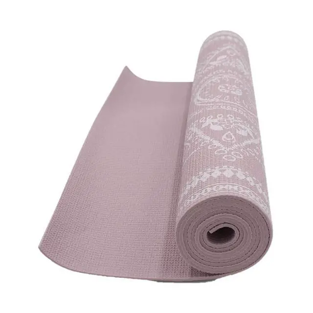 Alt view image 2 of 5 - YM41222MAV Mauve Medallion Tapestry Yoga Mat (4MM)