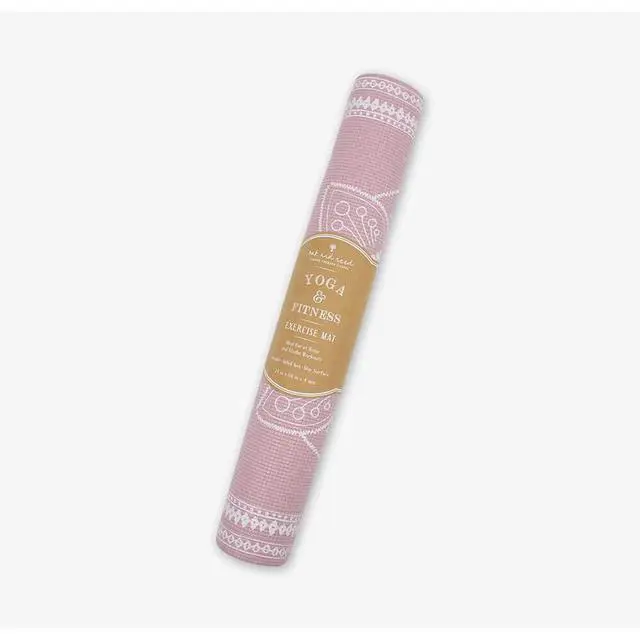 Alt view image 5 of 5 - YM41222MAV Mauve Medallion Tapestry Yoga Mat (4MM)