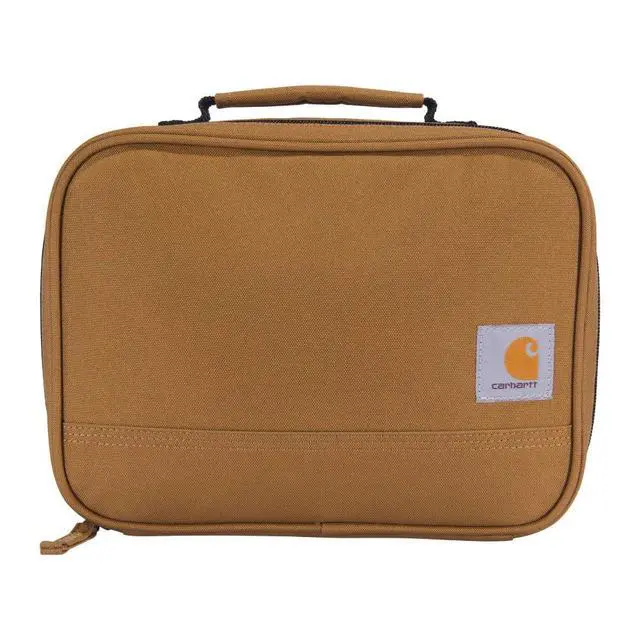 Alt view image 3 of 5 - Insulated Lunch Cooler For Men and Women, Fully Insulated Lunch Pale for Everyday Use, 4 Can (Brown) | For Men and Women, Fully Insulated Lunch pale for Back to School and Everyday Use