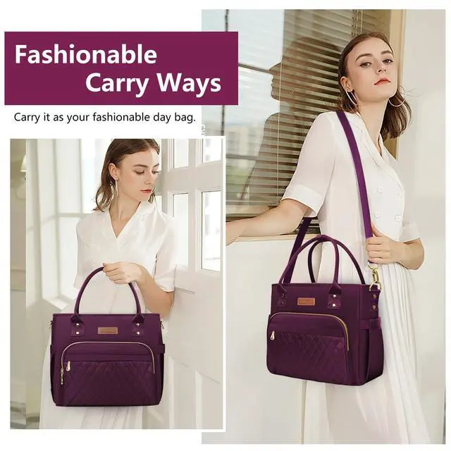 Alt view image 5 of 7 - Insulated Lunch Bag Women, Large Tote Lunch Box for Work, 18L | Waterproof, Portable, Cute Soft Cooler Bag for Adults, for Work, Camping, Beach, Picnic, Road trip