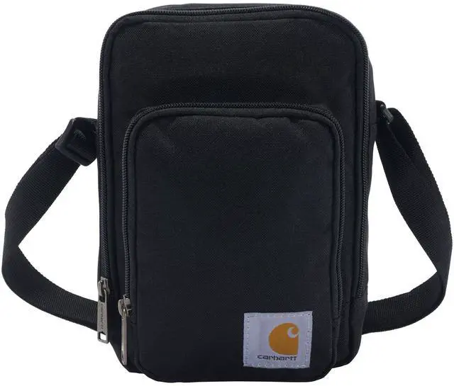 Main image of Classic 2L Crossbody Zip Bag Black | Durable, Adjustable Crossbody Bag with Zipper Closure for Men and Women