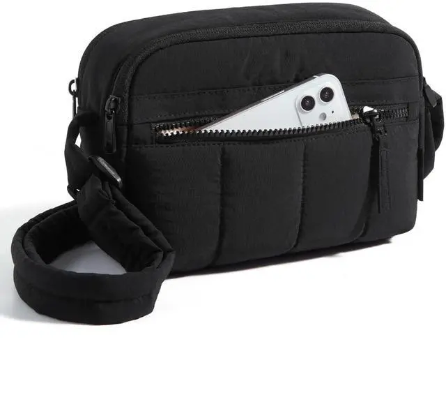 Main image of Cross Body Purse, Mini Crossbody Bags for Women Travel Purse | Women's Crossbody Handbags Wallet, Puffer Shoulder Hobo Purse,RFID Blocking, Lightweight, Anti-theft, 2.4L, Water-resistant