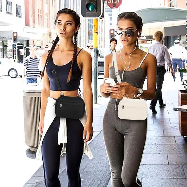 Alt view image 2 of 6 - Small Crossbody Bags for Women Men Cellphone Belt Bag Purse Fanny Pack with Adjustable Strap Black Sling Bag for Traveling Casual Festival Gifts