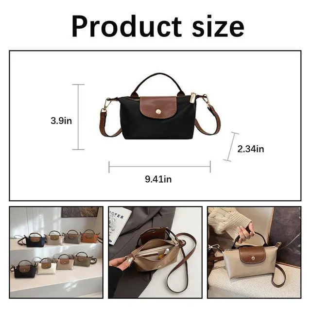 Alt view image 7 of 7 - Fashion Mini Crossbody Bag, Handbags Purses with Adjustable Strap for Women, Ladies Shoulder Totes Bag (Cream)