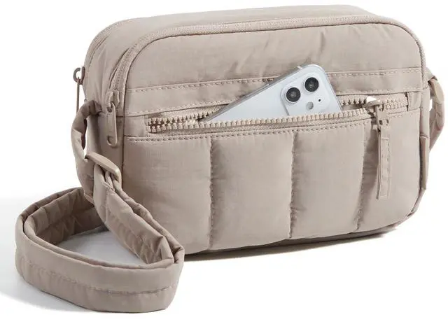 Main image of Cross Body Purse, Mini Crossbody Bags for Women Travel Purse | Women's Crossbody Handbags Wallet, Puffer Shoulder Hobo Purse,RFID Blocking, Lightweight, Anti-theft, 2.4L, Water-resistant