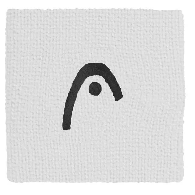 Alt view image 2 of 2 - Unisex Adults 2.5" Wristband HEAD Sweat Band Tennis Sweatbands for Women and Men 2 5 Inch Sweat Absorption Wrist Bands White, White, Standard Size US