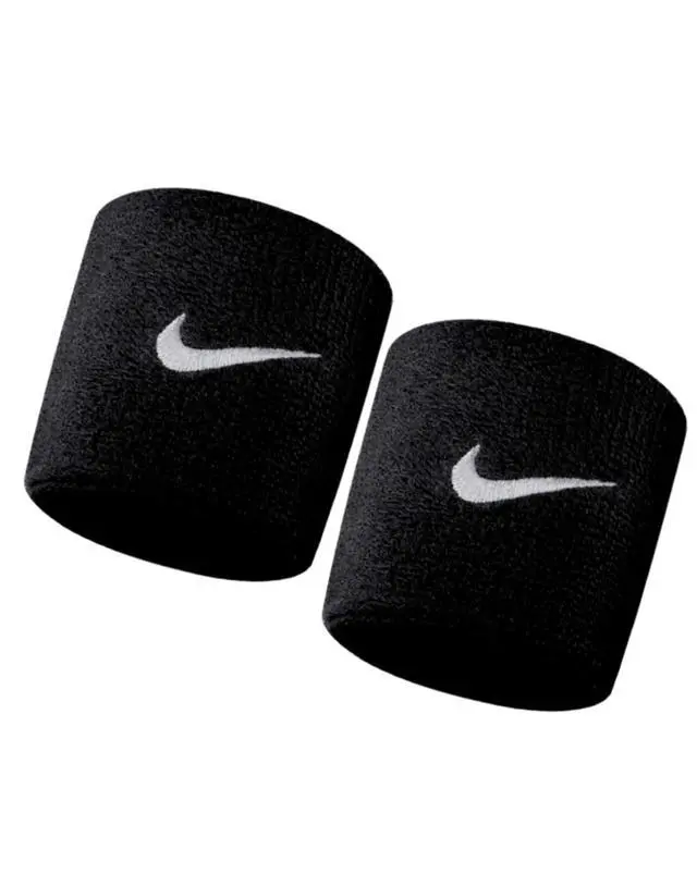 Alt view image 2 of 7 - Swoosh Black Wristbands