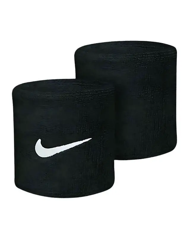 Alt view image 4 of 7 - Swoosh Black Wristbands