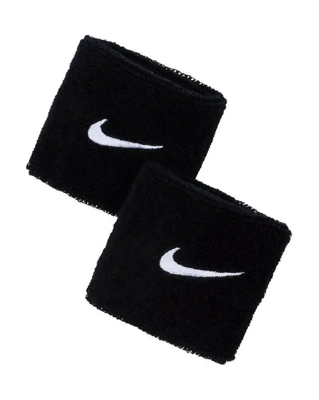 Alt view image 7 of 7 - Swoosh Black Wristbands