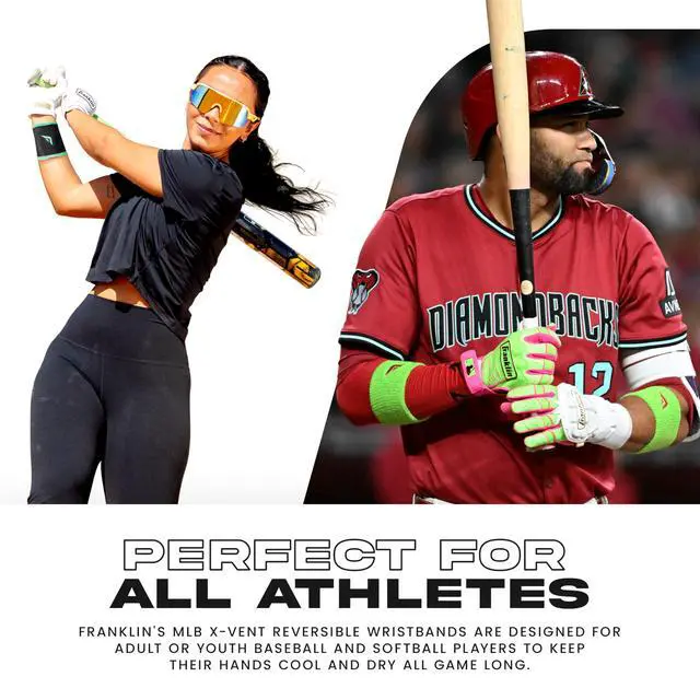 Alt view image 5 of 7 - X-Vent Baseball + Softball Wristbands - Mint + Black | Reversible Home + Away Design, Sweat-Wicking Comfort, Customizable ID Tag, Includes Matching Pair, For Youth + Adult Players